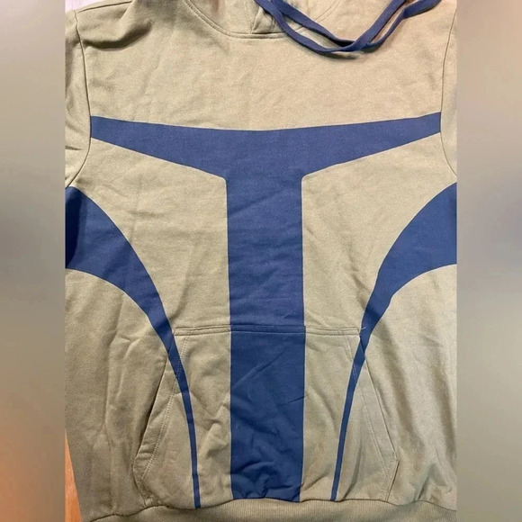 Star Wars - The Mandalorian - Medium Green Hoodie / Sweater - BNWT ✨ - Picture 4 of 15